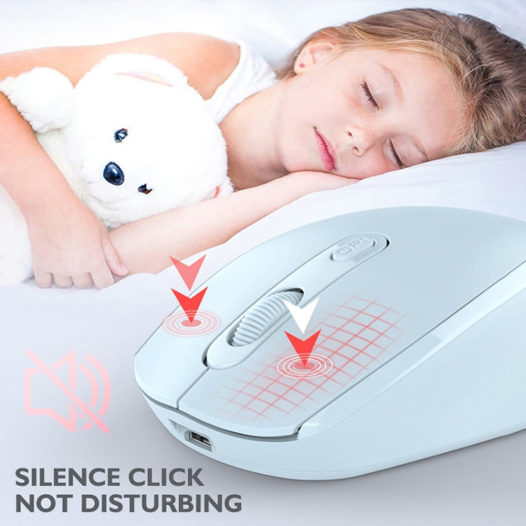 Chuột không dây sạc lại 4 nút M107 1600 DPI 2.4GHz, 2.4GHz sạc lại