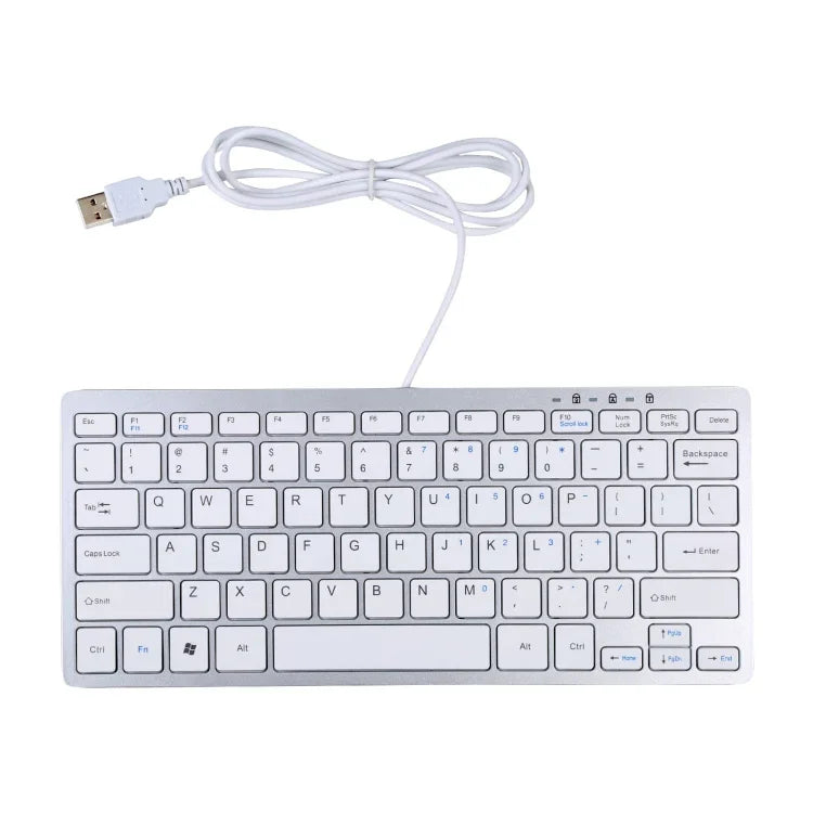 Bàn phím có dây USB siêu mỏng 78 phím 450