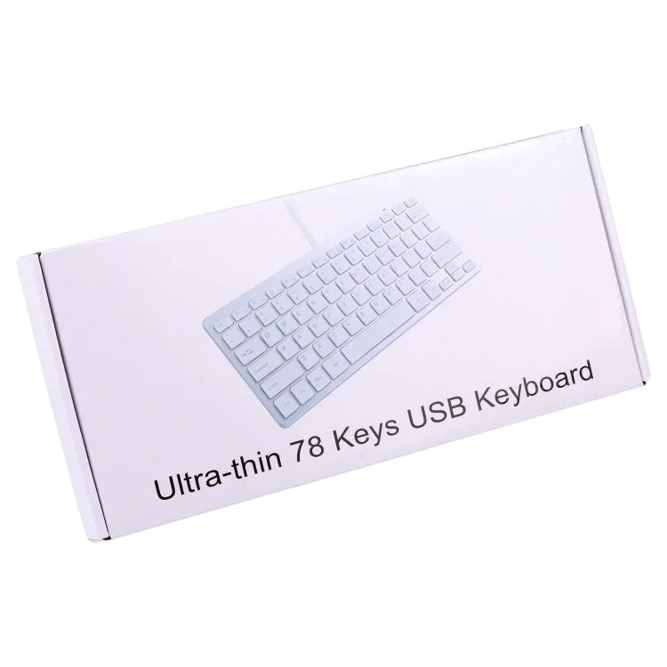 Bàn phím có dây USB siêu mỏng 78 phím 450