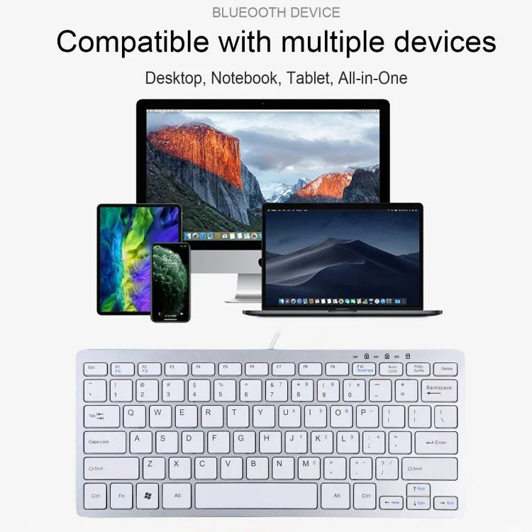 Bàn phím có dây USB siêu mỏng 78 phím 450