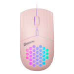 Chuột có dây khoét lỗ RGB giao diện Type-C MKESPN SXS-838, Type-C