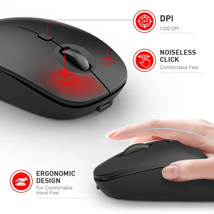 Chuột không dây 2.4G MKESPN 859, 2.4G