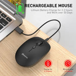 Chuột không dây ba chế độ 2.4G+BT5.0+BT3.0 MKESPN 859, 2.4G+BT5.0+BT3.0
