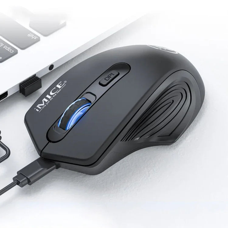 Chuột không dây yên tĩnh sạc lại 4 nút 1600 DPI 2.4GHz iMICE G-1800 cho máy tính PC Laptop