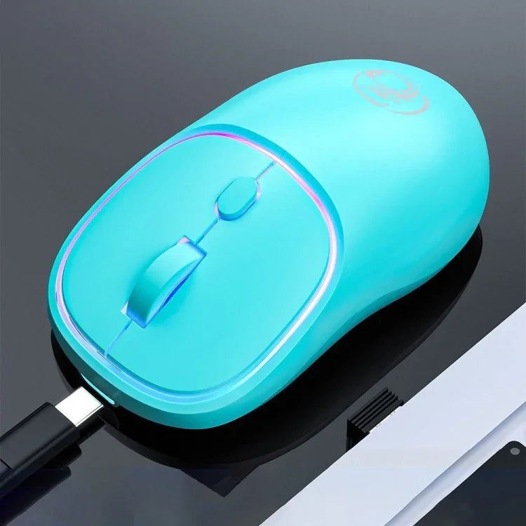 Chuột không dây yên tĩnh sạc lại 4 nút 1600 DPI 2.4GHz iMICE W-618 cho máy tính PC Laptop, W-618 2.4GHz