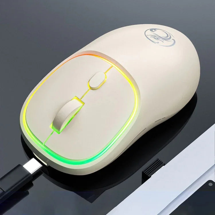 Chuột không dây yên tĩnh sạc lại 4 nút 1600 DPI 2.4GHz iMICE W-618 cho máy tính PC Laptop, W-618 2.4GHz