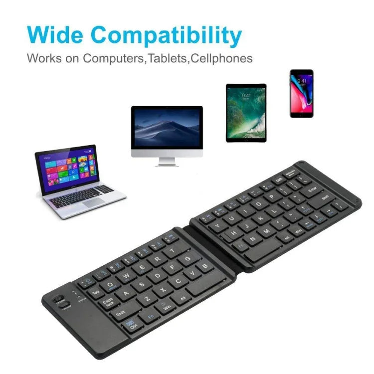 Bàn phím gập Bluetooth không dây mini