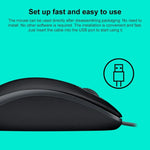 Chuột có dây Logitech M110 1000DPI USB im lặng