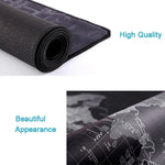 Extended Large Anti-Slip World Map Pattern Soft Rubber Smooth Cloth Surface Game Mouse Pad Keyboard Mat, Size: 90 x 40cm, Size: 90 x 40cm