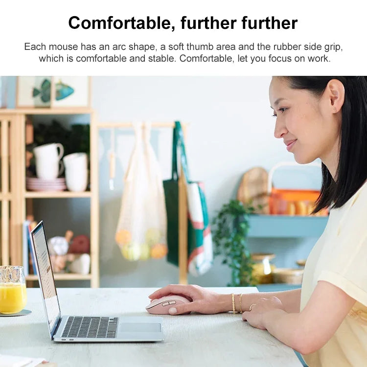 Chuột không dây Bluetooth chế độ kép Logitech M650L 2000DPI 2.4GHz