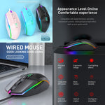 Chuột chơi game văn phòng có dây USB đèn màu S700