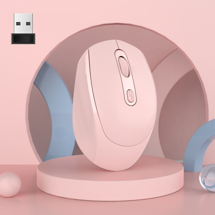 Chuột không dây HXSJ M107 4 nút 1600 DPI chế độ kép 2.4GHz + Bluetooth 5.1 có thể sạc lại, phiên bản pin