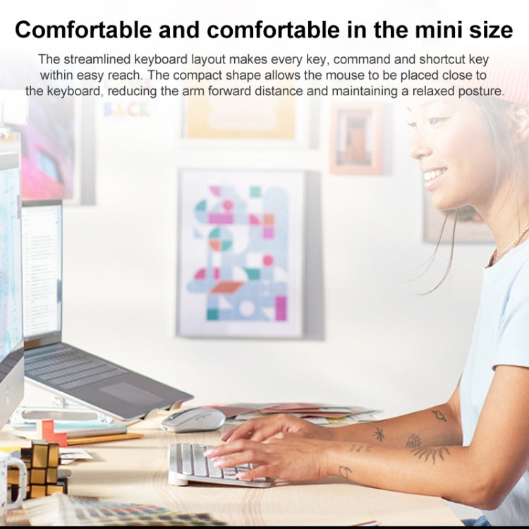 Bàn phím thông minh siêu mỏng có đèn nền không dây Bluetooth Logitech MX Keys Mini