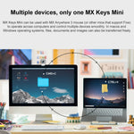 Bàn phím thông minh siêu mỏng có đèn nền không dây Bluetooth Logitech MX Keys Mini
