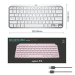 Bàn phím thông minh siêu mỏng có đèn nền không dây Bluetooth Logitech MX Keys Mini