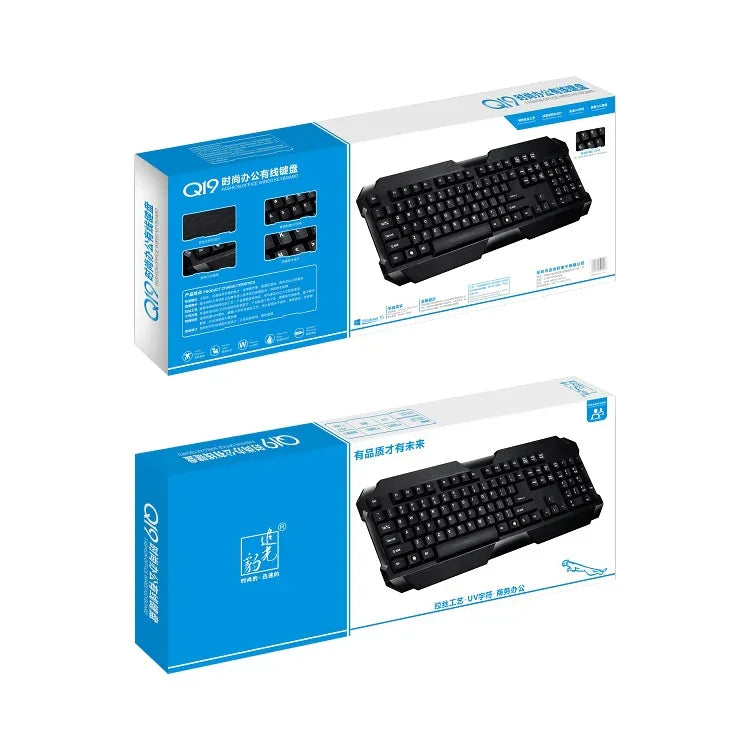 Bàn phím chơi game máy tính có dây USB ZGB Q19, Q19