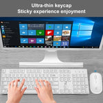 Bộ bàn phím + chuột không dây màu kẹo ZGB 8820, 8820 (Đen), 8820 (Trắng)