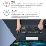 Bàn phím cơ mini có dây Logitech K835, phím xanh lá, phím xanh lá