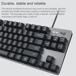 Bàn phím cơ mini có dây Logitech K835, phím xanh lá, phím xanh lá