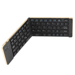Bàn phím Bluetooth không dây gập được 66 phím F66, hỗ trợ Android / Windows / iOS, F66 gập 2 lần 66 phím màu đen, F66 gập 2 lần 66 phím màu vàng hồng, F66 gập 2 lần 66 phím màu bạc, F66 gập 2 lần 66 phím màu vàng