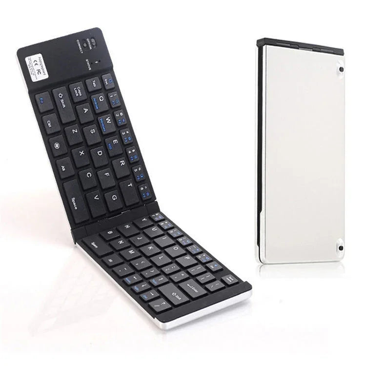 Bàn phím Bluetooth không dây gập được 66 phím F66, hỗ trợ Android / Windows / iOS, F66 gập 2 lần 66 phím màu đen, F66 gập 2 lần 66 phím màu vàng hồng, F66 gập 2 lần 66 phím màu bạc, F66 gập 2 lần 66 phím màu vàng
