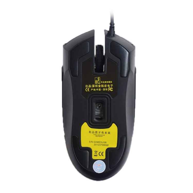 Chuột chơi game quang có dây USB đa năng Chasing Leopard 119, chiều dài: 1.45m, 119 màu đen, 119 màu đen bóng, 119 màu trắng