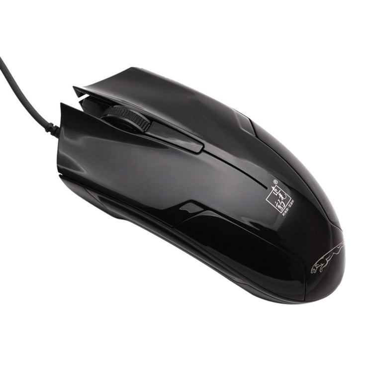 Chuột chơi game quang có dây USB đa năng Chasing Leopard 119, chiều dài: 1.45m, 119 màu đen, 119 màu đen bóng, 119 màu trắng