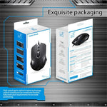 Chuột chơi game quang có dây USB đa năng Chasing Leopard 129 có trọng lượng đối trọng, chiều dài: 1.3m, 129