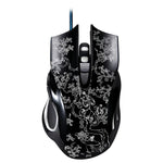 Chuột chơi game quang có dây USB ZGB 169 2400DPI điều chỉnh 4 tốc độ có đèn LED nền, có trọng lượng đối trọng, chiều dài: 1.45m, 169 màu đen, 169 màu trắng
