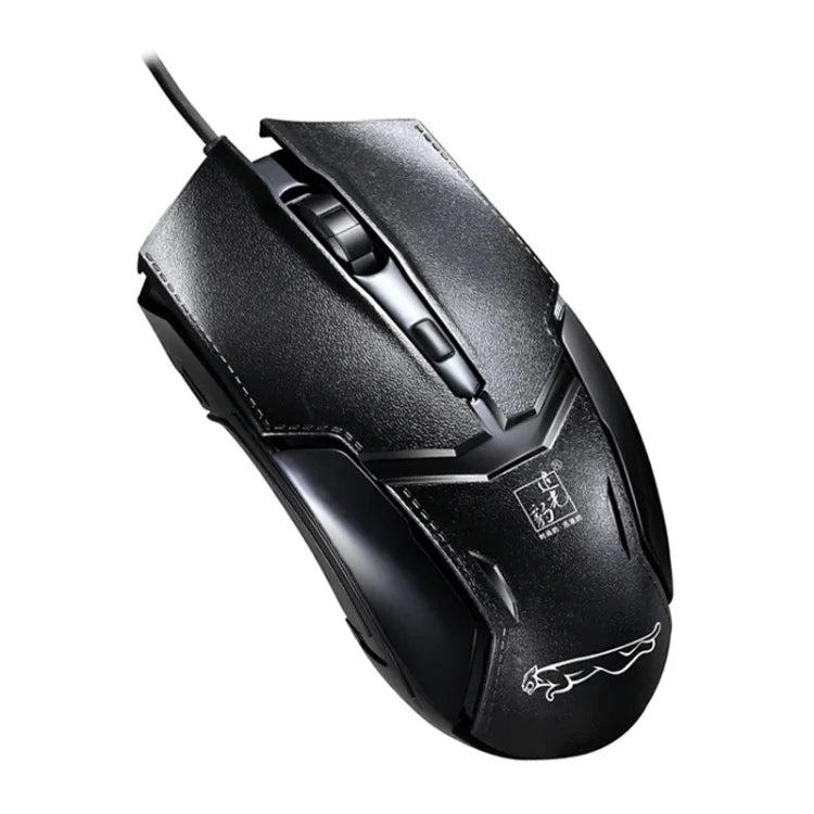 Chuột chơi game quang có dây USB Chasing Leopard 179 1600DPI điều chỉnh 3 tốc độ, chiều dài: 1.3m, 179