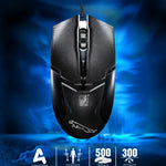 Chuột chơi game quang có dây USB Chasing Leopard 179 1600DPI điều chỉnh 3 tốc độ, chiều dài: 1.3m, 179