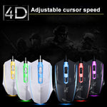 Chuột chơi game quang có dây USB Chasing Leopard 199 1600DPI điều chỉnh 3 tốc độ có đèn LED nền, chiều dài: 1.3m, 199 màu đen, 199