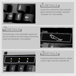 Bộ bàn phím chơi game văn phòng có dây USB Chasing Leopard Q17 104 phím treo + chuột đối xứng có dây, chiều dài cáp bàn phím: 1.4m, chiều dài cáp chuột: 1.3m, Q17 màu đen, Q17 màu trắng