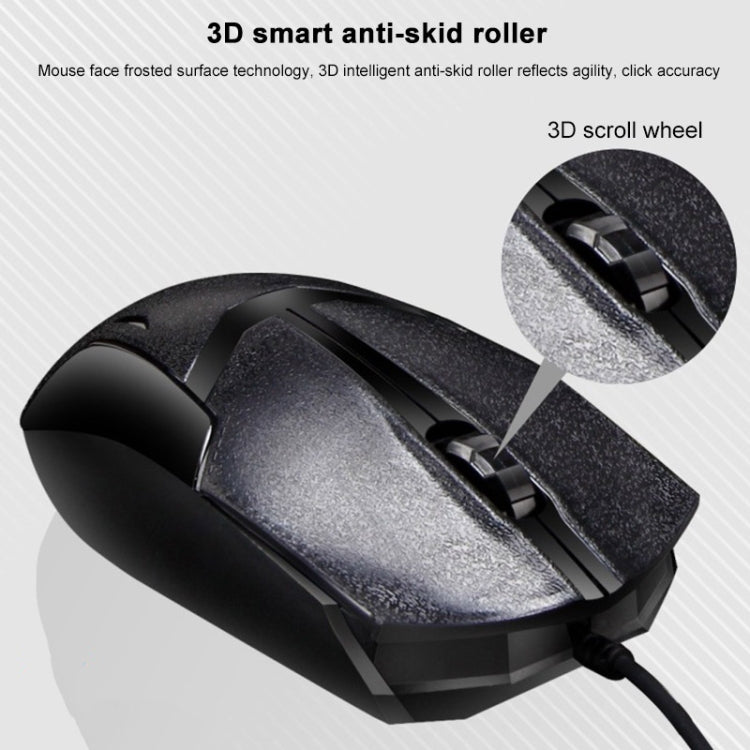 Bộ bàn phím chơi game văn phòng có dây USB Chasing Leopard Q17 104 phím treo + chuột đối xứng có dây, chiều dài cáp bàn phím: 1.4m, chiều dài cáp chuột: 1.3m, Q17 màu đen, Q17 màu trắng