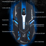 Chuột chơi game quang có dây USB Chasing Leopard V17 2400DPI điều chỉnh 4 tốc độ có họa tiết đường kẻ và đèn LED nhấp nháy, chiều dài: 1.45m, V17, V17 màu đen bóng
