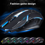 Chuột chơi game quang có dây USB Chasing Leopard V17 2400DPI điều chỉnh 4 tốc độ có họa tiết đường kẻ và đèn LED nhấp nháy, chiều dài: 1.45m, V17, V17 màu đen bóng