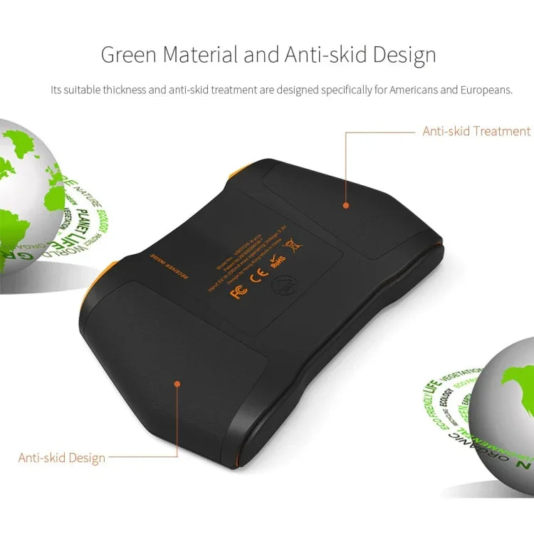 Bàn phím không dây VIBOTON i8 Plus cập nhật 2.4GHz QWERT Mini có Touchpad cho TV Box, Mi Box, Máy tính, Máy tính bảng, Laptop và Máy chiếu (Màu đen), Bàn phím không dây