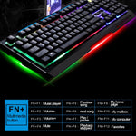 Bàn phím chơi game có dây ZGB G700 104 phím cảm giác cơ phát sáng bảng kim loại treo kèm giá đỡ điện thoại