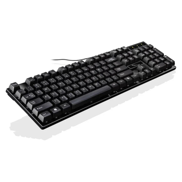 Bàn phím chơi game văn phòng có dây ZGB Q17 104 phím treo cho laptop, PC