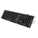 Bàn phím chơi game văn phòng có dây ZGB Q17 104 phím treo cho laptop, PC