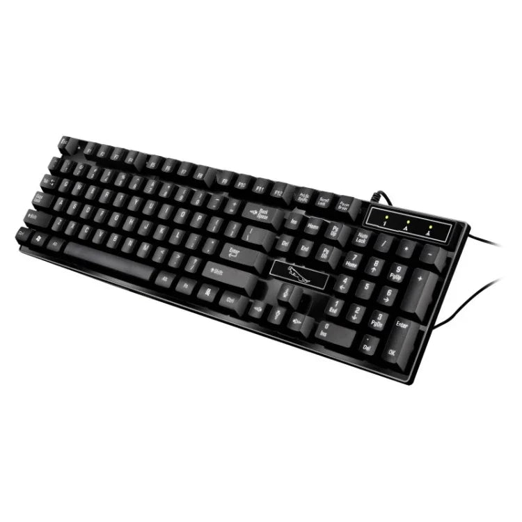 Bàn phím chơi game văn phòng có dây ZGB Q17 104 phím treo cho laptop, PC
