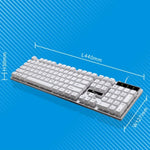 Bàn phím chơi game văn phòng có dây ZGB Q17 104 phím treo cho laptop, PC