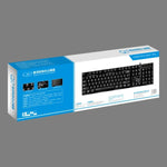 Bàn phím chơi game văn phòng có dây ZGB Q17 104 phím treo cho laptop, PC