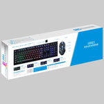 Bộ bàn phím và chuột quang có dây chuyên nghiệp ZGB G20 1600 DPI cảm giác cơ phát sáng treo cho laptop, PC