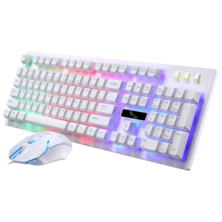 Bộ bàn phím và chuột quang có dây chuyên nghiệp ZGB G20 1600 DPI cảm giác cơ phát sáng treo cho laptop, PC