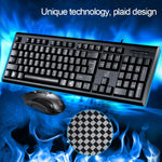 Bộ bàn phím chơi game chuyên nghiệp có dây Chasing Leopard Q9 1600 DPI với kết cấu lưới + Chuột quang