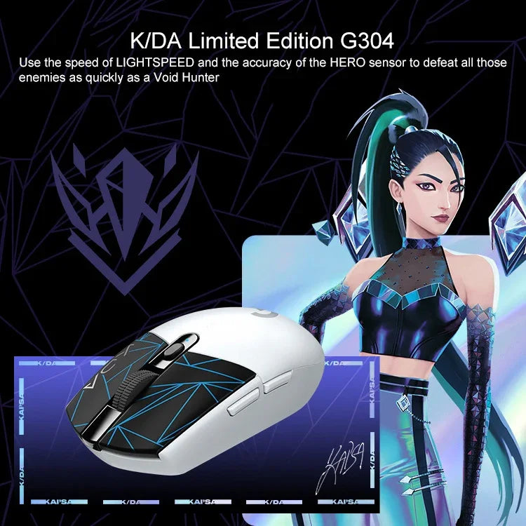 Chuột chơi game không dây Logitech K/DA G304 LIGHTSPEED
