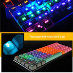 Keycap trong suốt ABS, bàn phím cơ OEM cao cấp, bàn phím chơi game đa năng, màu xanh dương, tím, đỏ, trắng, vàng, đen, cam, hồng, xám