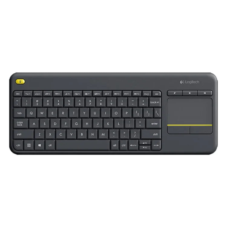 Bàn phím điều khiển cảm ứng không dây Logitech K400 Plus 2.4GHz, phạm vi không dây: 10m, Logitech K400 Plus