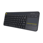 Bàn phím điều khiển cảm ứng không dây Logitech K400 Plus 2.4GHz, phạm vi không dây: 10m, Logitech K400 Plus